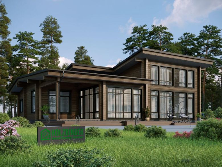 Новые проекты домов из клееного бруса 2026